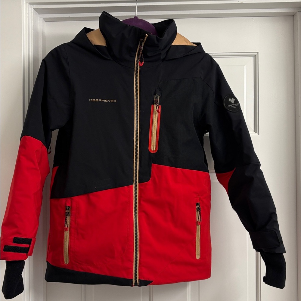 Obermeyer Red and Black Ski Jacket